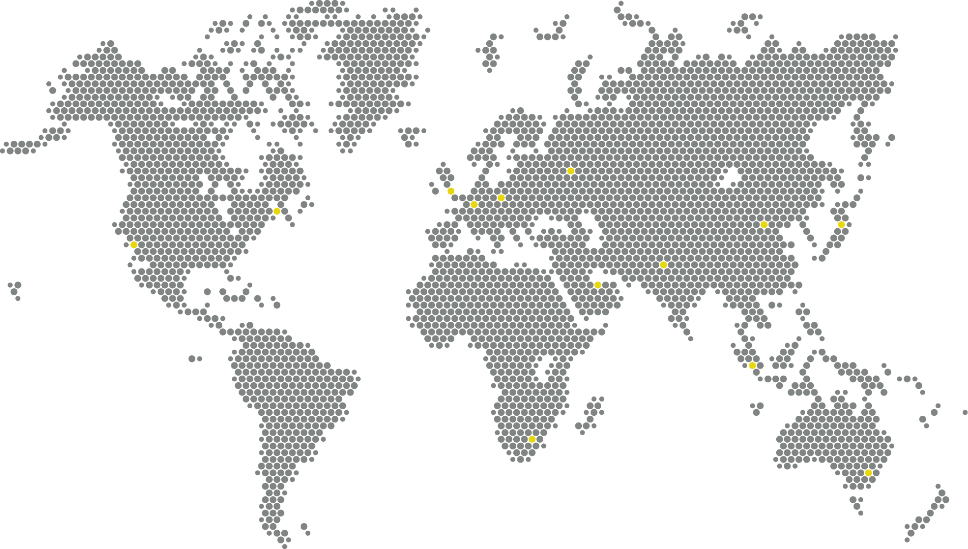 Mappa mondiale distribuzione S&T automation